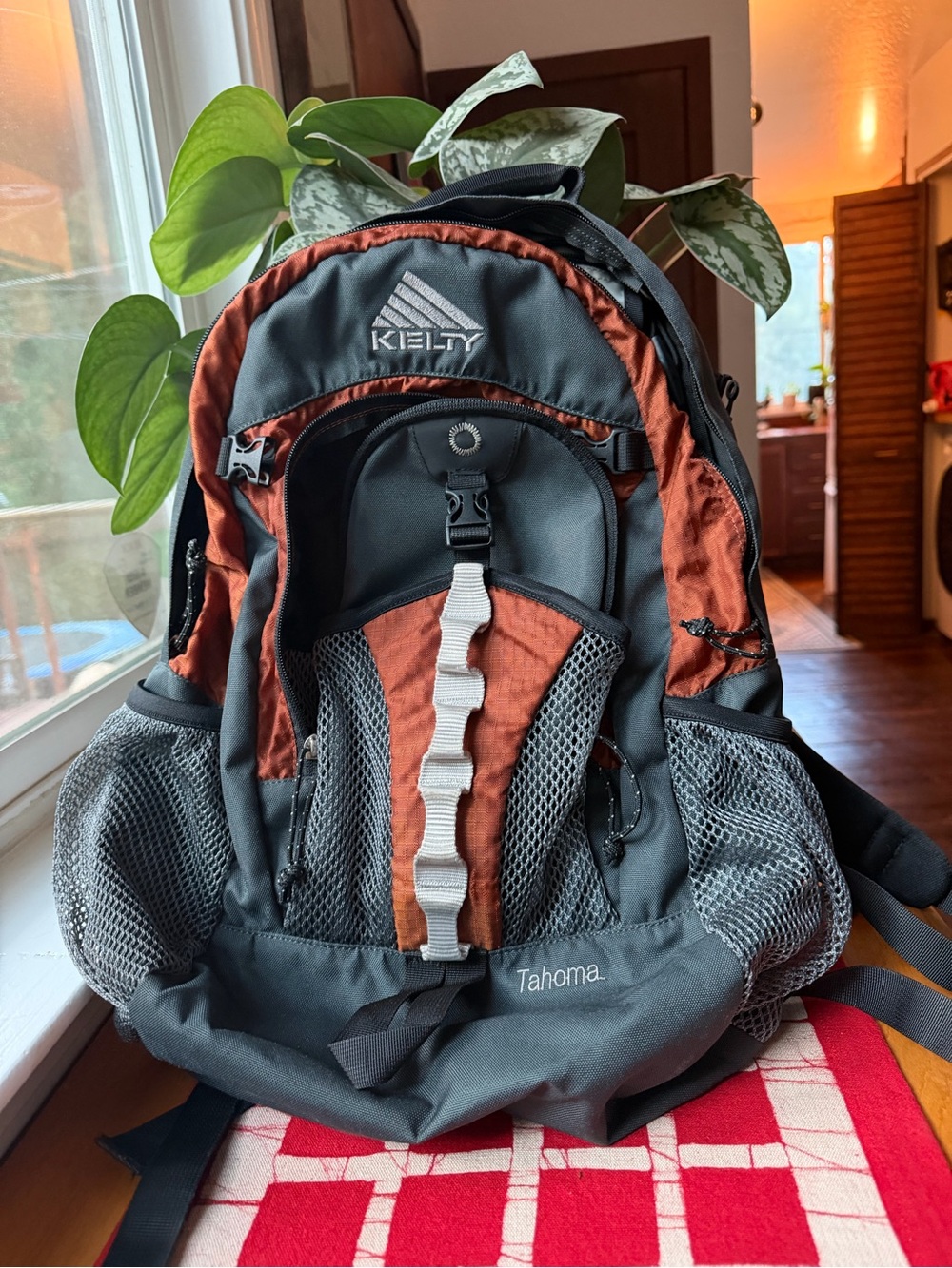 Kelty Tahoma Backpack — Rust and Gray